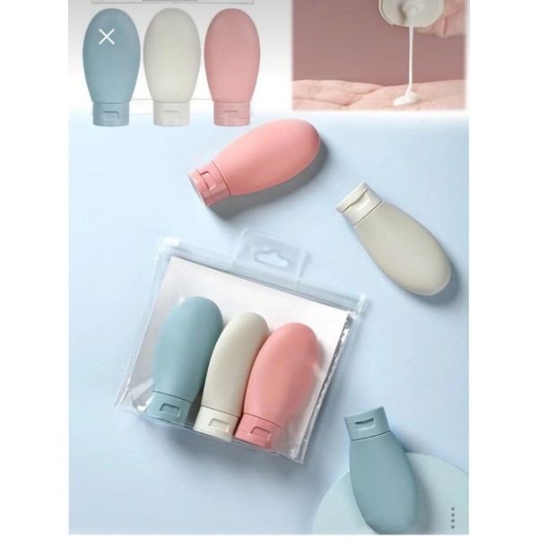 3 Lü Set Seyahat Krem Kutusu