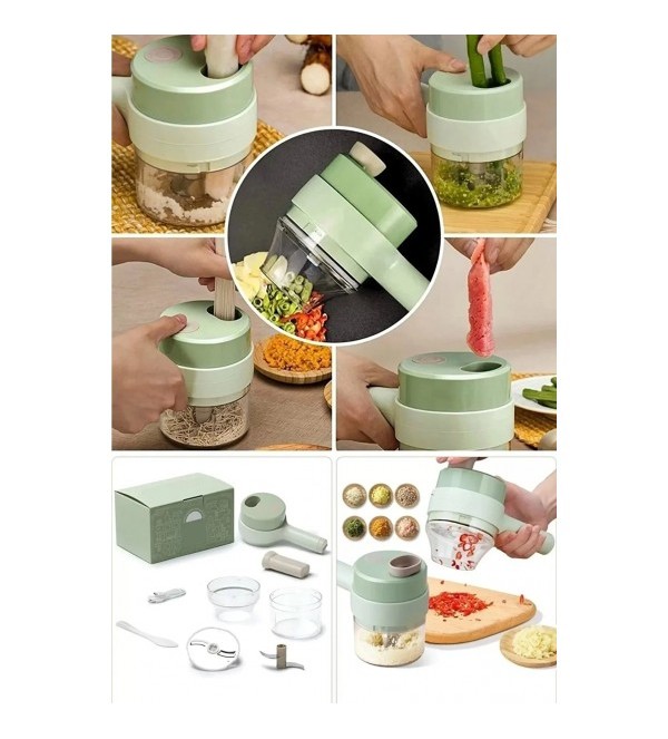 2 Hazneli Doğrayıcı Set Sebze Kesici Rondo Kablosuz Şarjlı Mutfak Robotu Rondo Dilimleyici Et Rende 2 Hazneli Doğrayıcı Set Sebze Kesici Rondo Kablosuz Şarjlı Mutfak Robotu Rondo Dilimleyici Et Rende