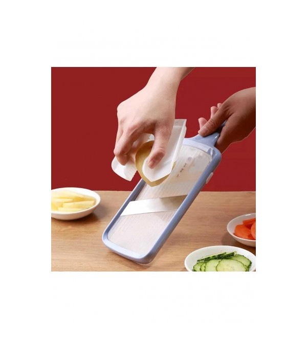 El Tipi Tutacaklı Sebze Doğrayıcı Rende Mandolin El Tipi Tutacaklı Sebze Doğrayıcı Rende Mandolin